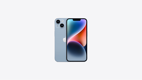 Phiên bản iPhone 14 mang màu Xanh nhạt hơn các phiên bản màu Xanh Dương trên thế hệ trước